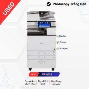 Máy photocopy MP 5055 chính hãng từ Châu Âu, Bảo Hành 2 năm , Bảo Trì miễn phí trọn đời. Chất Lượng Hoàn Hảo, Đội Ngũ Kỹ Thuật Viên Đào Tạo Bài Bản, Lắp Đặt Miễn Phí, BH Tận Nơi. Nhập Khẩu Chính Hãng. Các Dòng Máy Đa Dạng.