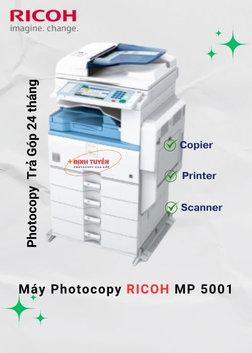 Mua máy photocopy Ricoh trả góp tại Định Tuyến 0769119919.